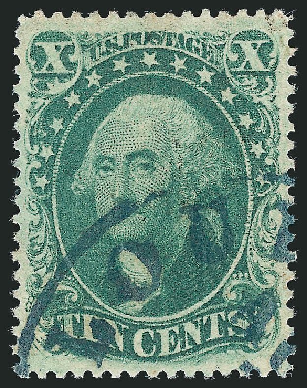 US Stamps Price Scott Catalog #33: 1857 10c Washington. Robert Siegel Auction Galleries, Mar 2014, Sale 1067, Lot 962