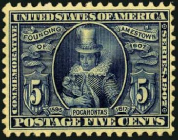 US Stamps Prices Scott Catalog 330 - 1907 5c Jameston Exposition. Harmer-Schau Auction Galleries, May 2012, Sale 93, Lot 346