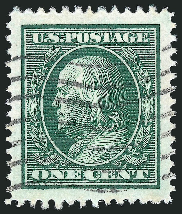 Costs of US Stamps Scott Cat. 331 - 1908 1c Franklin. Robert Siegel Auction Galleries, Oct 2012, Sale 1032, Lot 3460