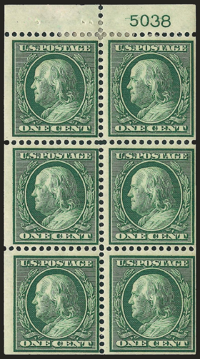 Cost of US Stamps Scott Catalogue # 331: 1908 1c Franklin. Robert Siegel Auction Galleries, Jun 2010, Sale 991, Lot 1160