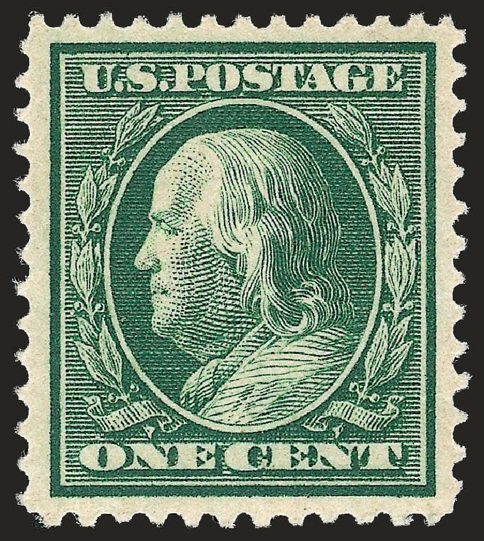 Prices of US Stamp Scott Cat. 331: 1908 1c Franklin. Robert Siegel Auction Galleries, Dec 2008, Sale 967, Lot 4652