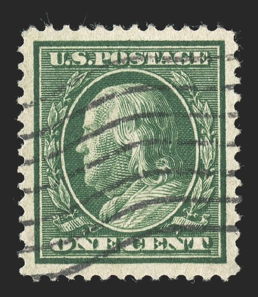 Price of US Stamp Scott Catalog #331: 1908 1c Franklin. Spink Shreves Galleries, Nov 2012, Sale 141, Lot 133