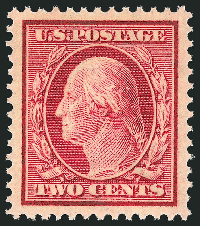 Costs of US Stamps Scott 332 - 1908 2c Washington. Robert Siegel Auction Galleries, Nov 2012, Sale 1034, Lot 318