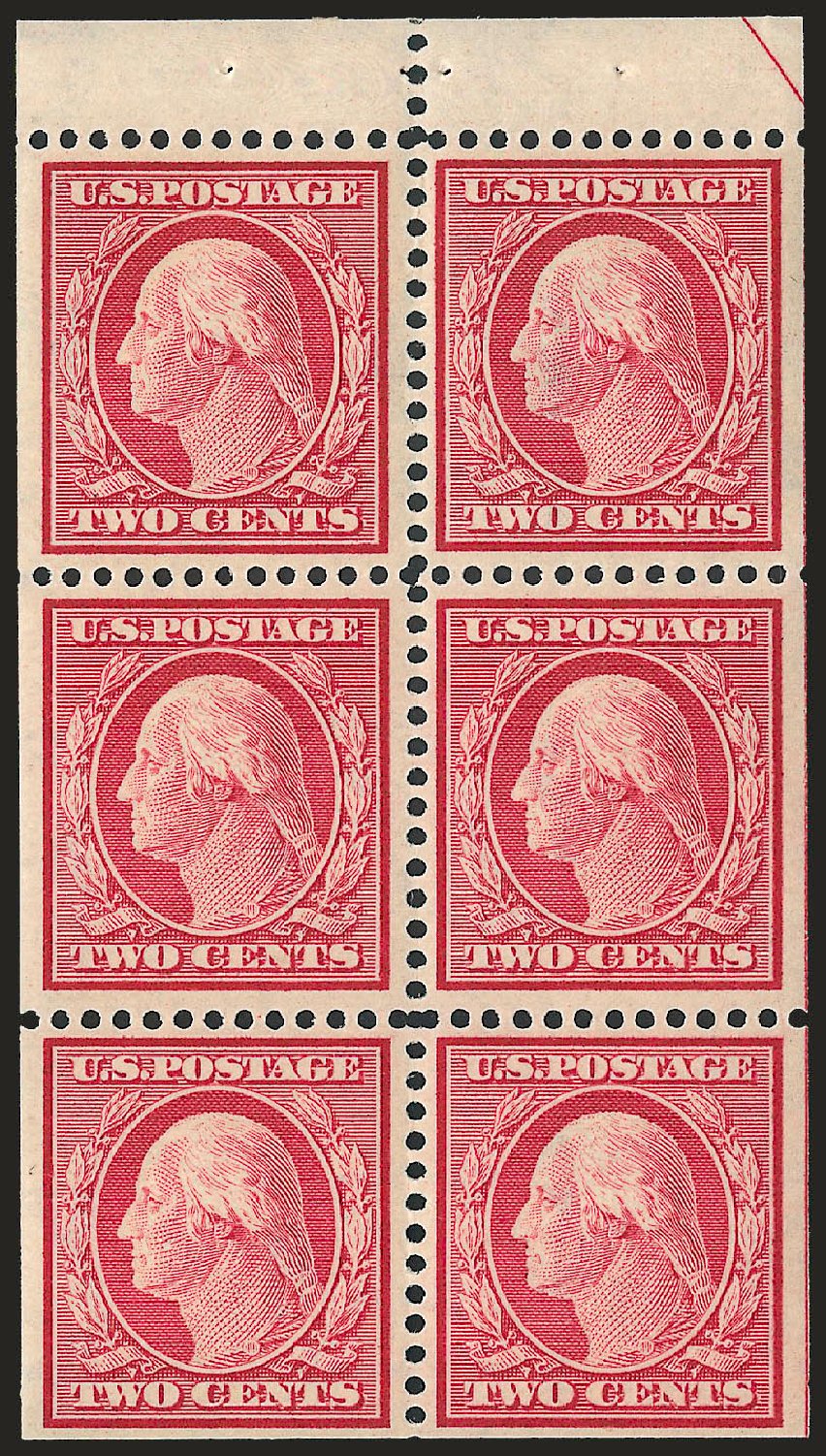 US Stamp Values Scott Catalogue 332 - 1908 2c Washington. Robert Siegel Auction Galleries, Jun 2010, Sale 991, Lot 1169