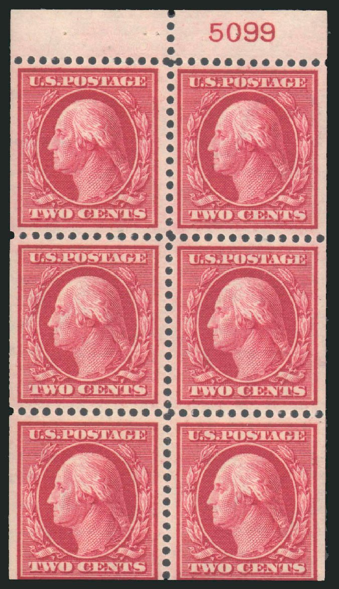 Values of US Stamps Scott Catalogue 332 - 2c 1908 Washington. Robert Siegel Auction Galleries, Jun 2010, Sale 991, Lot 1171