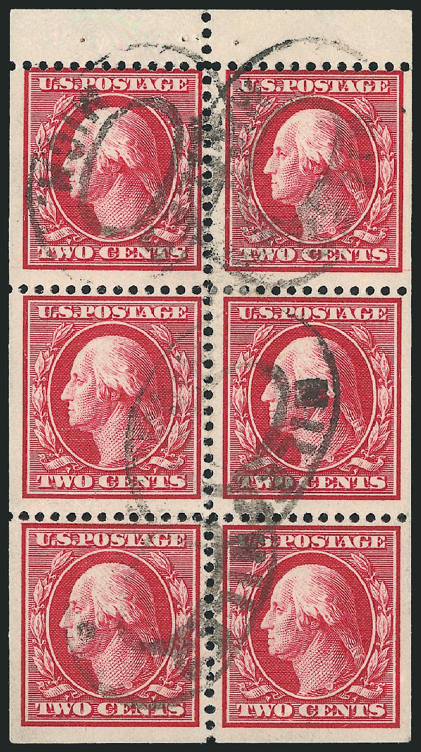 Prices of US Stamps Scott Cat. 332 - 1908 2c Washington. Robert Siegel Auction Galleries, Sep 2012, Sale 1028, Lot 324