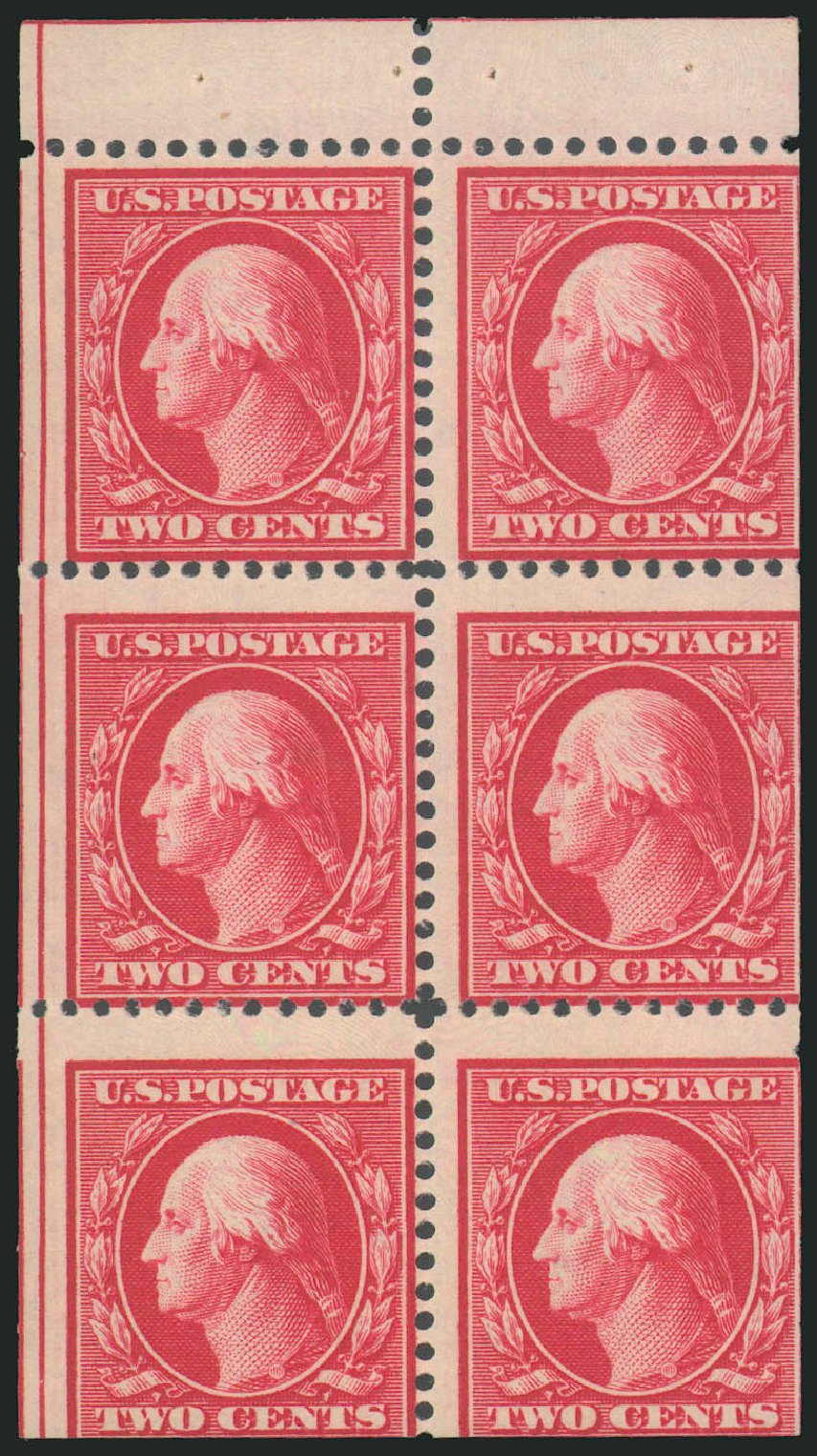 US Stamp Values Scott Cat. #332: 1908 2c Washington. Robert Siegel Auction Galleries, Jun 2010, Sale 991, Lot 1174
