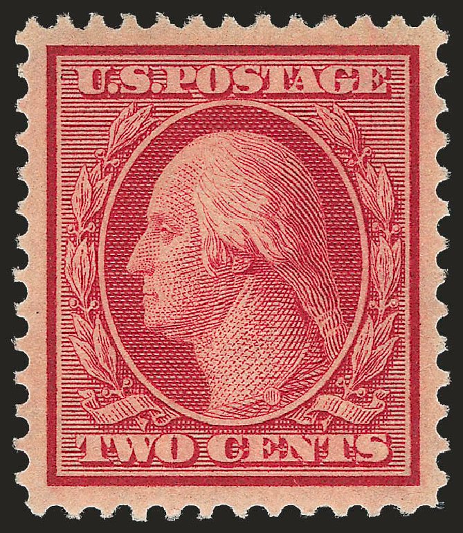 Cost of US Stamp Scott Cat. # 332: 1908 2c Washington. Robert Siegel Auction Galleries, Dec 2009, Sale 982, Lot 5725