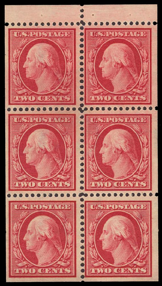 Value of US Stamps Scott Catalog # 332 - 2c 1908 Washington. Daniel Kelleher Auctions, Aug 2012, Sale 631, Lot 1093