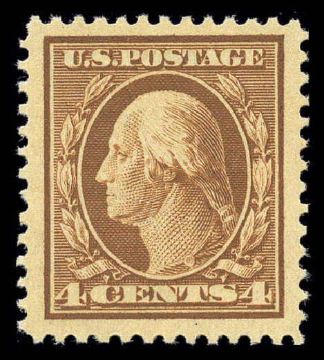 Cost of US Stamps Scott Catalogue # 334 - 1908 4c Washington. Matthew Bennett International, Sep 2010, Sale 331, Lot 697