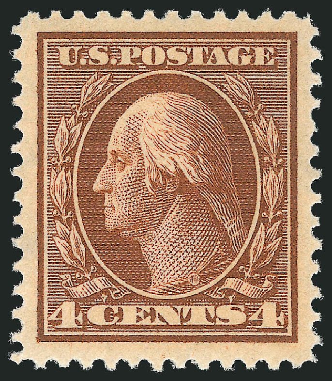 Prices of US Stamp Scott Catalog # 334: 1908 4c Washington. Robert Siegel Auction Galleries, Nov 2012, Sale 1034, Lot 319