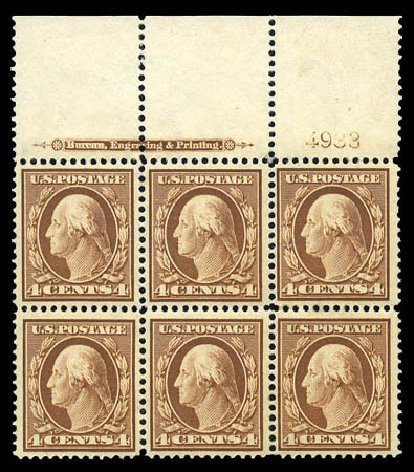 Price of US Stamp Scott Catalogue #334: 4c 1908 Washington. Matthew Bennett International, Mar 2011, Sale 337, Lot 2811