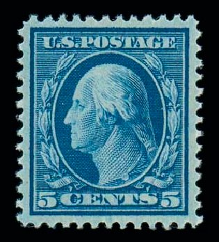 Prices of US Stamps Scott Cat. # 335 - 5c 1908 Washington. Matthew Bennett International, Dec 2007, Sale 325, Lot 1967