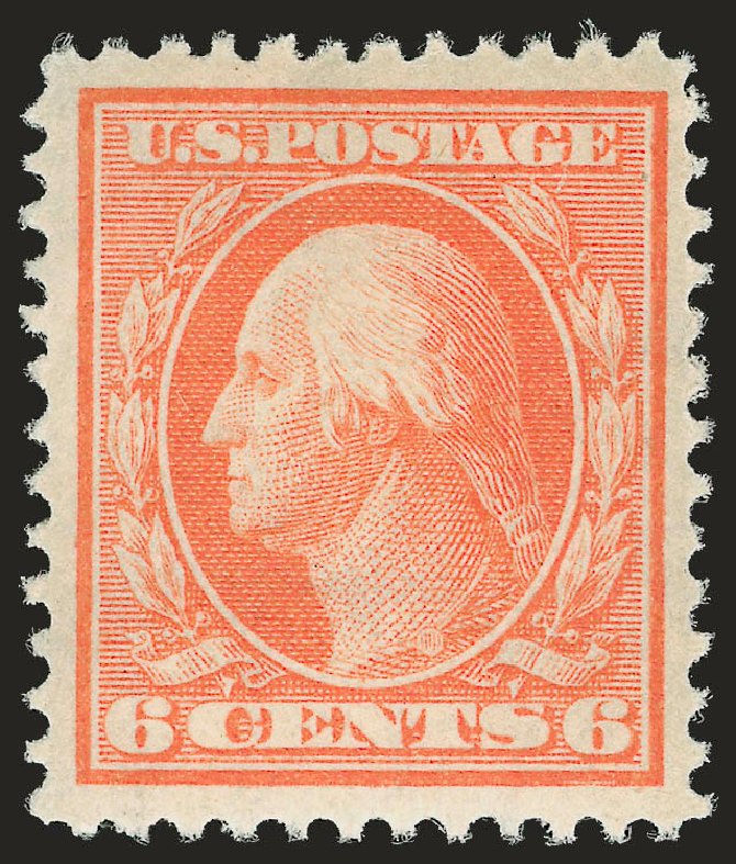 US Stamps Values Scott Cat. 336 - 6c 1909 Washington. Robert Siegel Auction Galleries, Dec 2009, Sale 982, Lot 5729