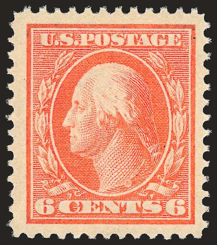 US Stamps Value Scott 336 - 6c 1909 Washington. Robert Siegel Auction Galleries, Jun 2010, Sale 992, Lot 2424