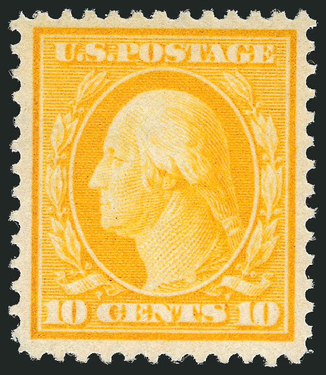 US Stamps Price Scott # 338: 10c 1909 Washington. Robert Siegel Auction Galleries, Dec 2012, Sale 1037, Lot 1991