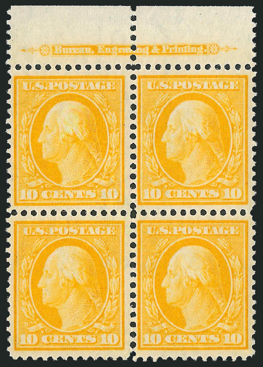 Cost of US Stamp Scott Catalogue # 338: 1909 10c Washington. Robert Siegel Auction Galleries, Oct 2010, Sale 997, Lot 5881