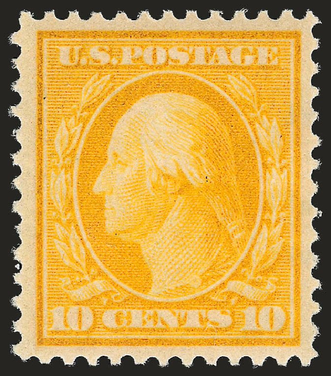 Value of US Stamp Scott Catalogue 338 - 1909 10c Washington. Robert Siegel Auction Galleries, Apr 2010, Sale 984, Lot 795