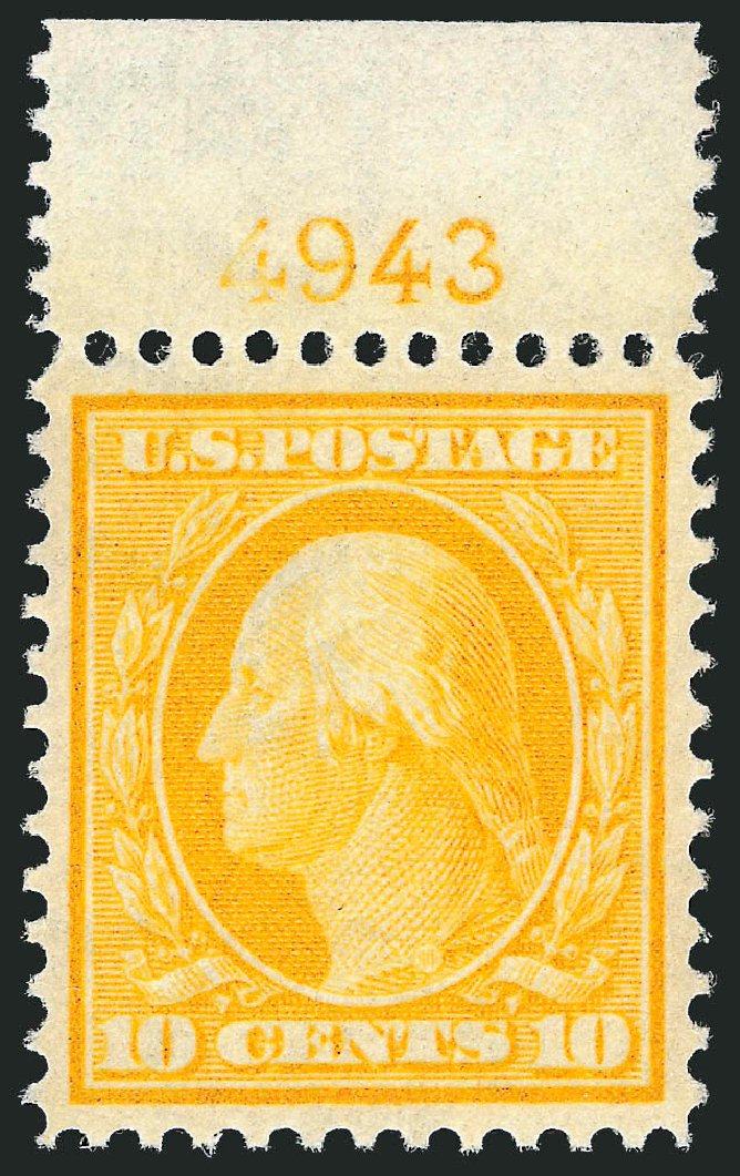 Costs of US Stamp Scott #338: 10c 1909 Washington. Robert Siegel Auction Galleries, Oct 2011, Sale 1014, Lot 1773
