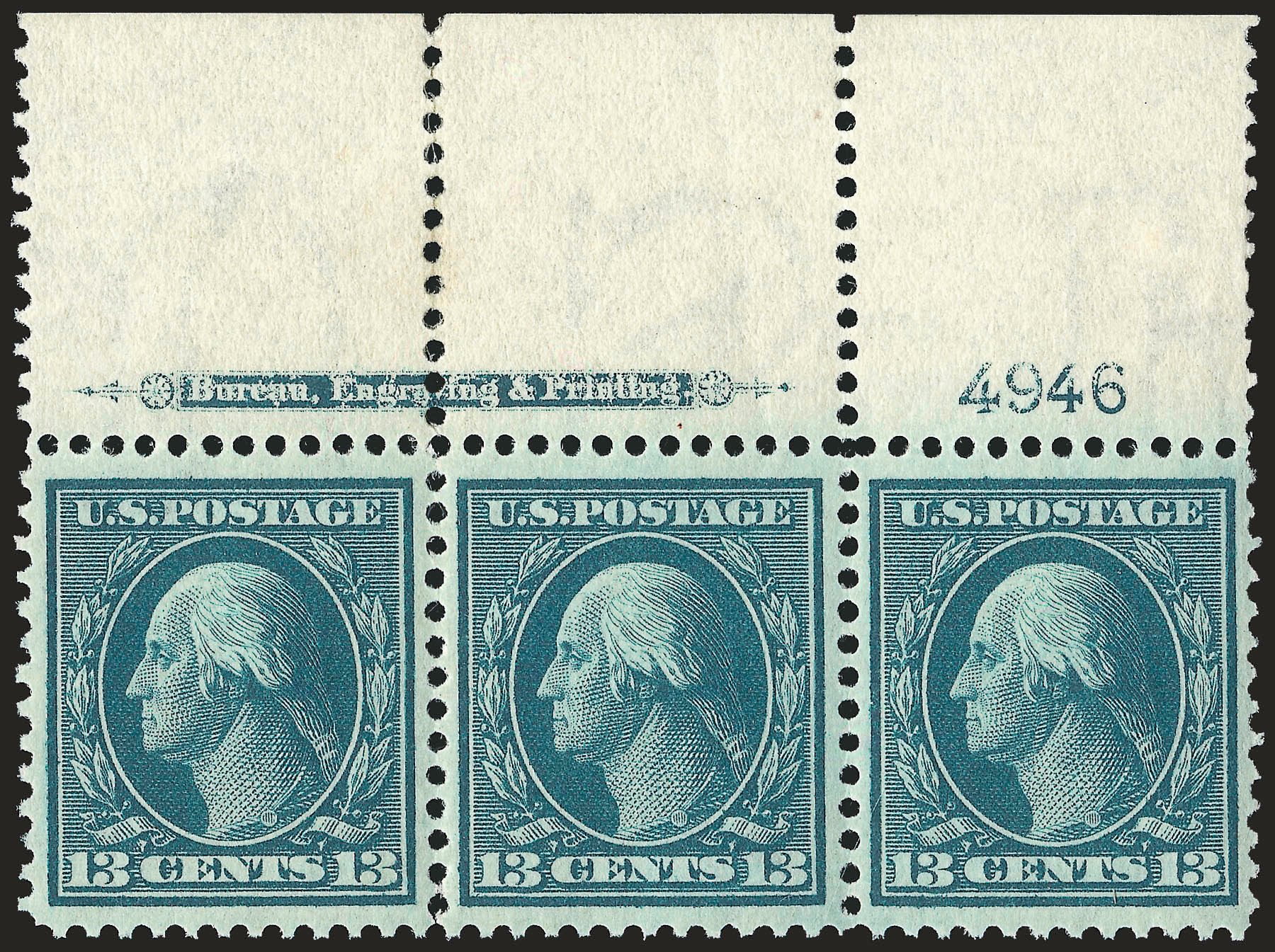 Cost of US Stamp Scott # 339: 13c 1909 Washington. Robert Siegel Auction Galleries, Jun 2009, Sale 975, Lot 1727