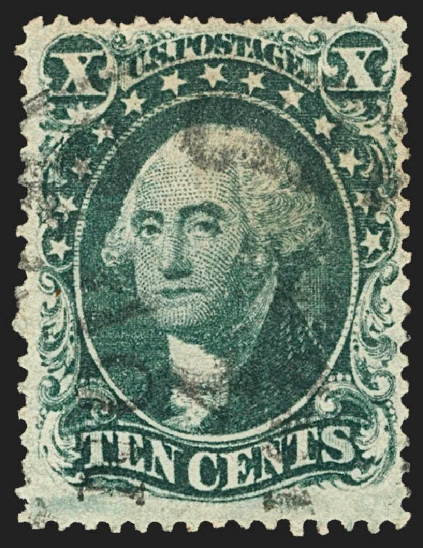 Costs of US Stamps Scott Catalog # 34 - 1857 10c Washington. Robert Siegel Auction Galleries, Jul 2015, Sale 1107, Lot 97