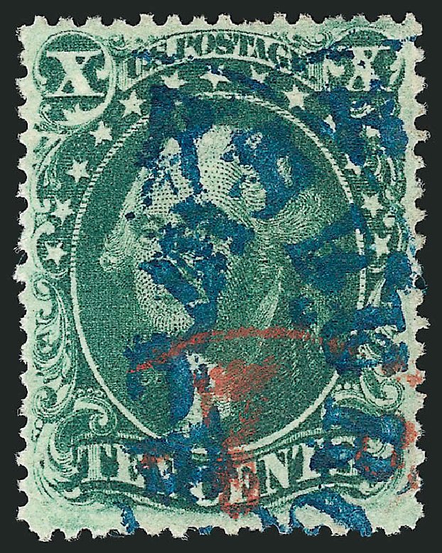 Costs of US Stamp Scott Cat. 34: 1857 10c Washington. Robert Siegel Auction Galleries, Oct 2008, Sale 963, Lot 397