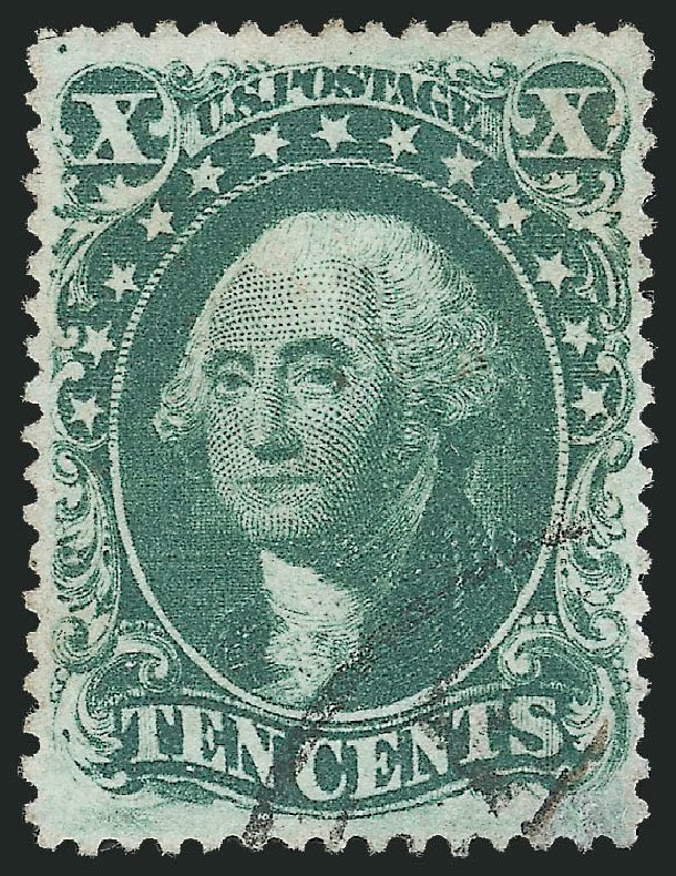 Prices of US Stamps Scott # 34: 10c 1857 Washington. Robert Siegel Auction Galleries, Oct 2012, Sale 1032, Lot 3088