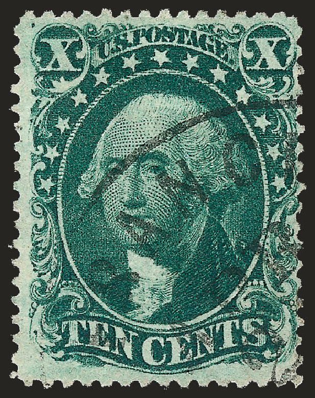 US Stamp Prices Scott Cat. #34 - 10c 1857 Washington. Robert Siegel Auction Galleries, Sep 2008, Sale 962, Lot 2288
