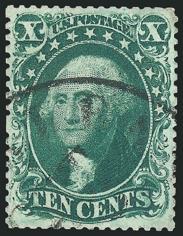 US Stamp Price Scott Catalogue # 34 - 10c 1857 Washington. Robert Siegel Auction Galleries, Jun 2009, Sale 975, Lot 1208