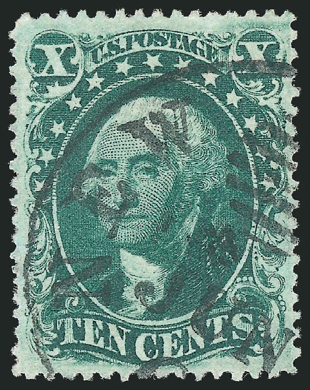 Price of US Stamps Scott Catalogue #34: 10c 1857 Washington. Robert Siegel Auction Galleries, Jun 2012, Sale 1024, Lot 79