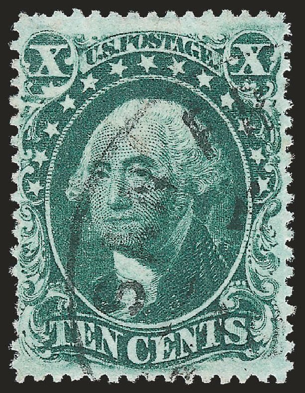 Values of US Stamp Scott Cat. 34 - 10c 1857 Washington. Robert Siegel Auction Galleries, Jun 2009, Sale 975, Lot 1211