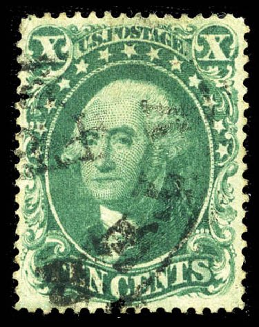 Cost of US Stamps Scott Cat. # 34 - 10c 1857 Washington. Matthew Bennett International, Sep 2011, Sale 338, Lot 1714