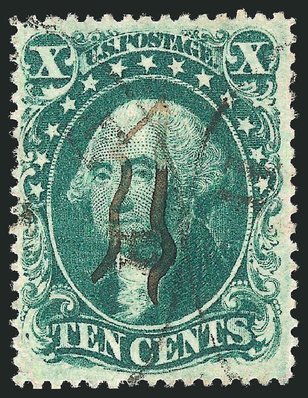 US Stamp Prices Scott Catalogue # 34 - 10c 1857 Washington. Robert Siegel Auction Galleries, Sep 2010, Sale 993, Lot 334