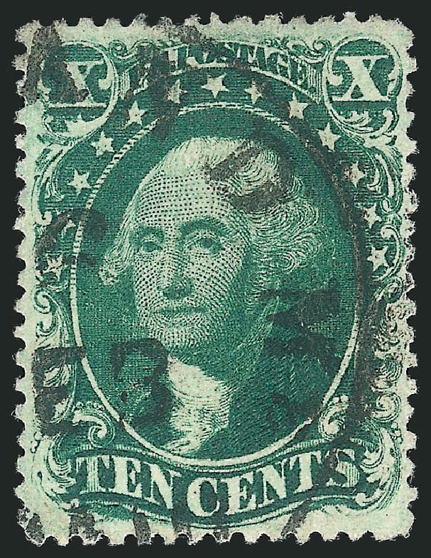 Prices of US Stamp Scott Cat. #34 - 1857 10c Washington. Robert Siegel Auction Galleries, Mar 2013, Sale 1040, Lot 1255