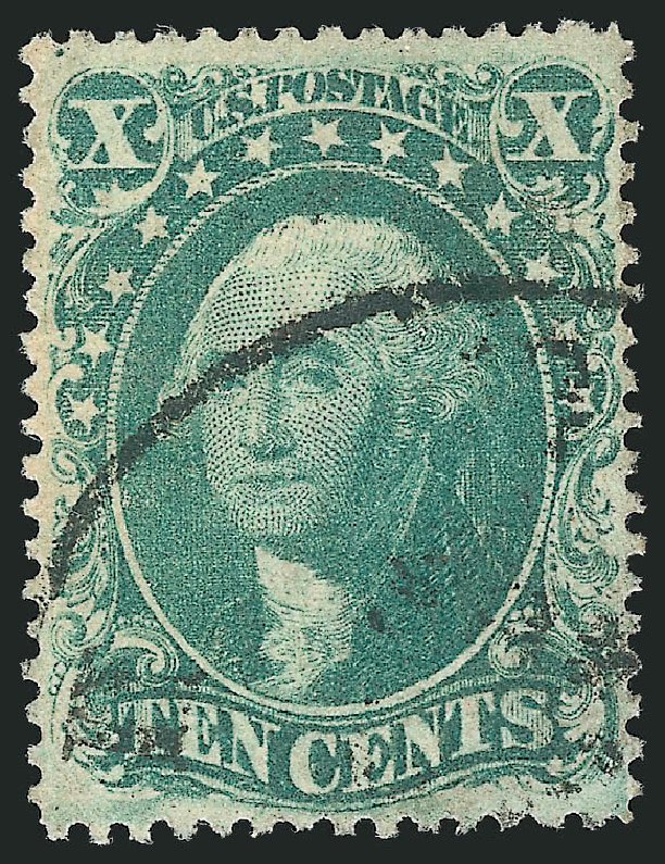 Prices of US Stamp Scott Cat. #34: 1857 10c Washington. Robert Siegel Auction Galleries, Mar 2014, Sale 1067, Lot 965