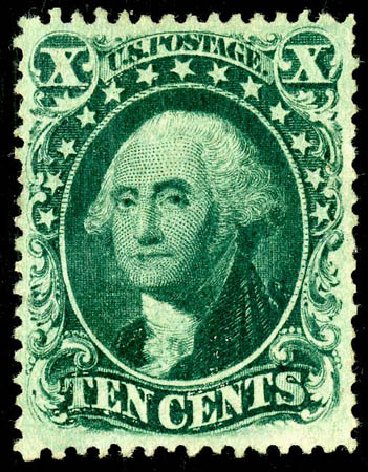 Price of US Stamp Scott Cat. # 34: 10c 1857 Washington. Matthew Bennett International, May 2008, Sale 327, Lot 42