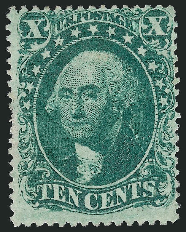Values of US Stamp Scott Cat. 34 - 1857 10c Washington. Robert Siegel Auction Galleries, Jun 2011, Sale 1010, Lot 32