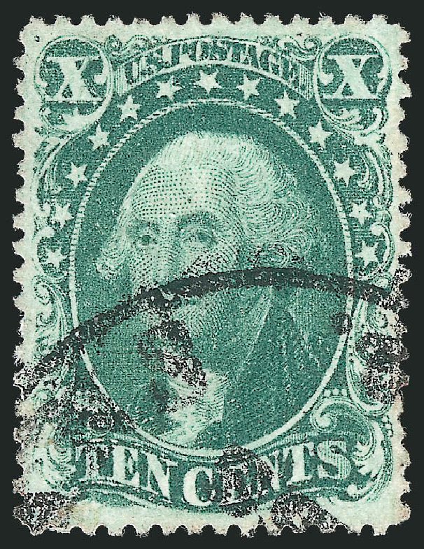 US Stamp Value Scott # 34 - 1857 10c Washington. Robert Siegel Auction Galleries, Nov 2012, Sale 1034, Lot 62
