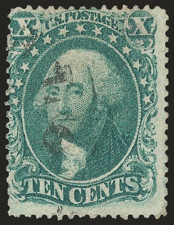 US Stamp Prices Scott Cat. #34: 1857 10c Washington. Robert Siegel Auction Galleries, Jun 2009, Sale 975, Lot 1212