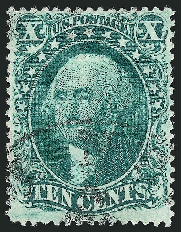 Price of US Stamps Scott Catalog # 34 - 10c 1857 Washington. Robert Siegel Auction Galleries, Dec 2012, Sale 1037, Lot 1493