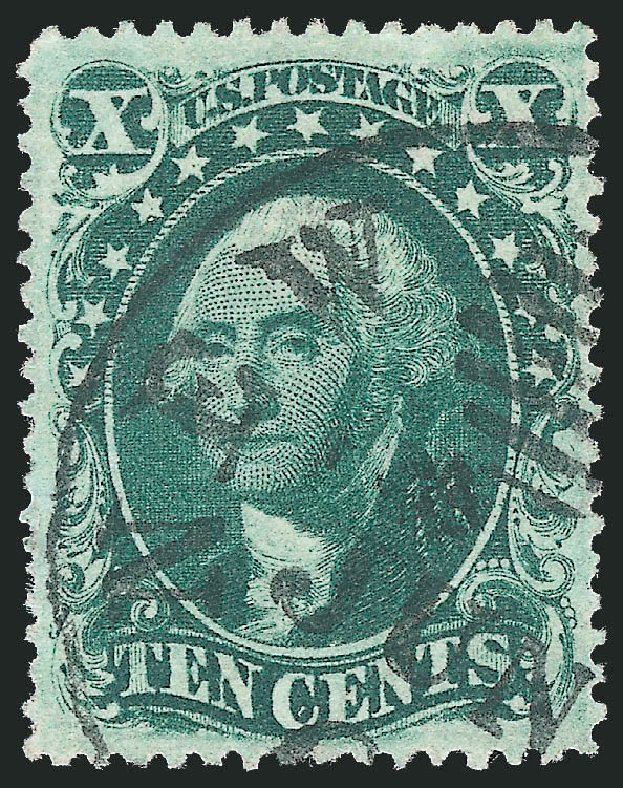 Value of US Stamp Scott #34: 10c 1857 Washington. Robert Siegel Auction Galleries, Apr 2014, Sale 1068, Lot 53