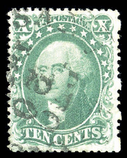 US Stamp Values Scott 34 - 10c 1857 Washington. Matthew Bennett International, Sep 2010, Sale 331, Lot 376