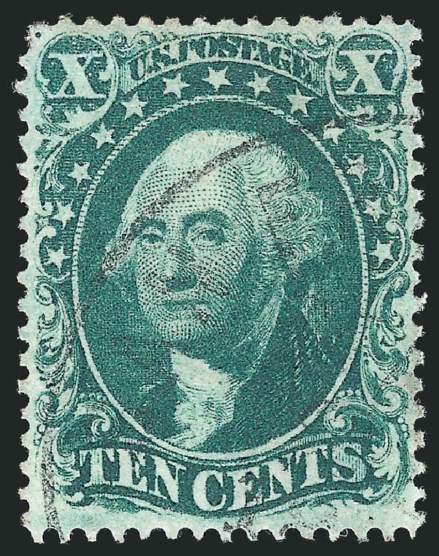 Cost of US Stamp Scott Cat. 34: 10c 1857 Washington. Robert Siegel Auction Galleries, Nov 2013, Sale 1061, Lot 3446