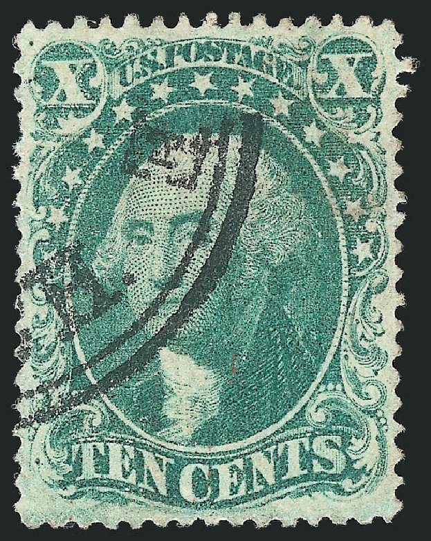 Values of US Stamps Scott # 34 - 10c 1857 Washington. Robert Siegel Auction Galleries, Mar 2014, Sale 1067, Lot 966