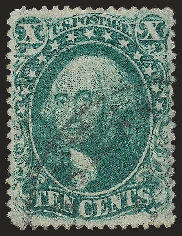 Price of US Stamp Scott Cat. #34 - 10c 1857 Washington. Robert Siegel Auction Galleries, Jun 2010, Sale 992, Lot 2096