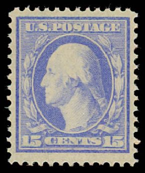 Costs of US Stamps Scott Cat. # 340 - 15c 1909 Washington. Daniel Kelleher Auctions, Jul 2011, Sale 625, Lot 928