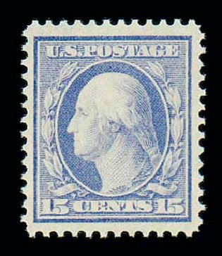 US Stamps Prices Scott Catalog # 340: 15c 1909 Washington. Matthew Bennett International, Dec 2007, Sale 325, Lot 1970