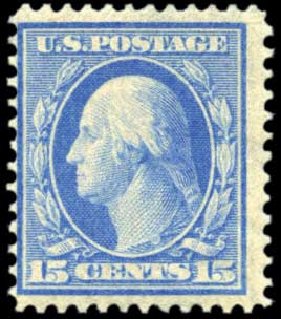 Price of US Stamps Scott Catalogue 340: 1909 15c Washington. Harmer-Schau Auction Galleries, Oct 2010, Sale 87, Lot 271