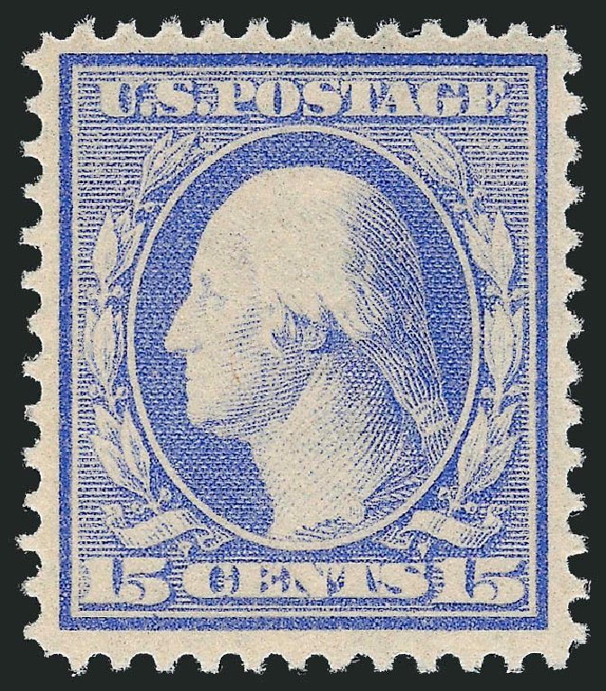 Value of US Stamps Scott Catalog # 340 - 1909 15c Washington. Robert Siegel Auction Galleries, Oct 2010, Sale 997, Lot 5884