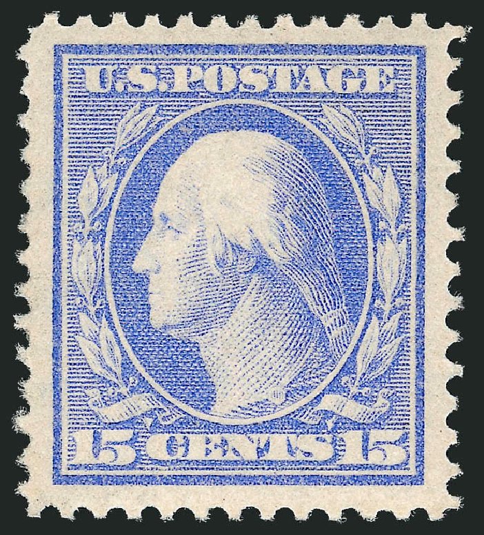 Prices of US Stamps Scott Cat. 340 - 15c 1909 Washington. Robert Siegel Auction Galleries, Nov 2012, Sale 1034, Lot 325